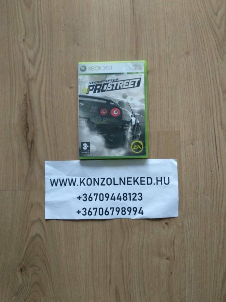 Need for Speed Prostreet eredeti Xbox 360 jtk