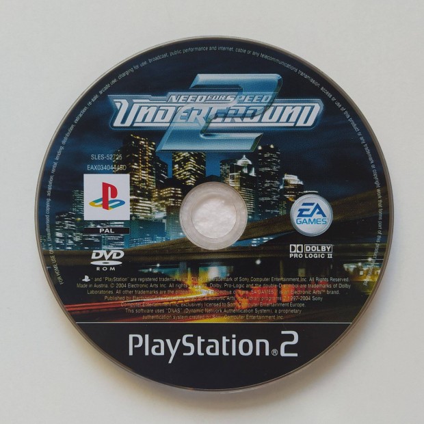 Need for Speed Underground 2 PS2 Playstation 2