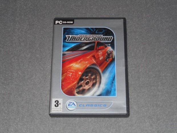 Need for Speed Underground NFS Szmtgpes PC jtk, Ritka!