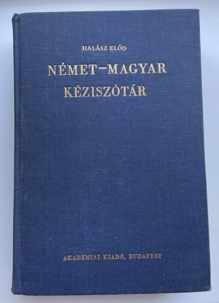 Nmet - magyar kzisztr (Akadmiai)