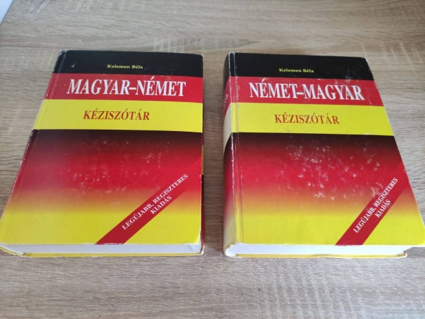 Német-angol-francia szótárak nyelvkönyvek képenként 1000.-Ft