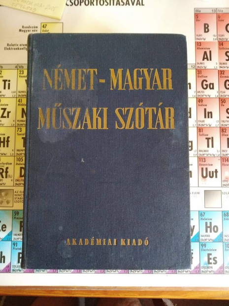 Német-magyar műszaki szótár Nagy Ernő-Klár János