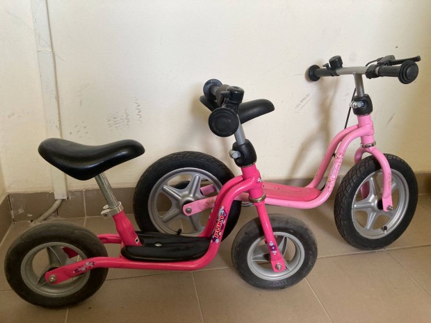 Német minőségi kislány 12" futóbicikli kis bicikli Puky LR fékkel pink