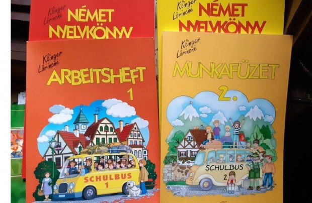 Nmet nyelvknyv+fzete/ kezd+Halad. Schulbus 1-2. j knyv