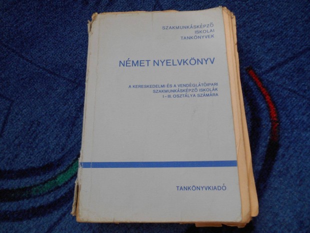 Német nyelvkönyv kereskedelmi iskolák számára
