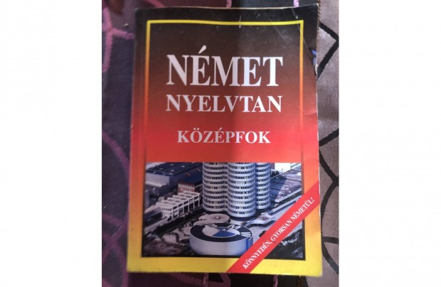 Nemet nyelvtan kzpfok knyv 850 Ft