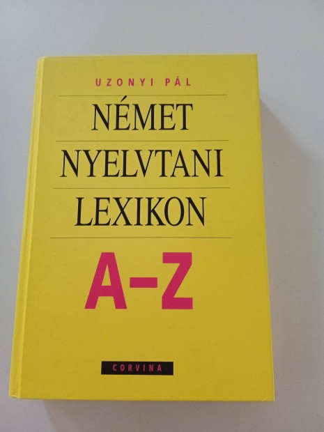 Nmet nyelvtani lexikon A-Z, Uzonyi Pl, Corvina