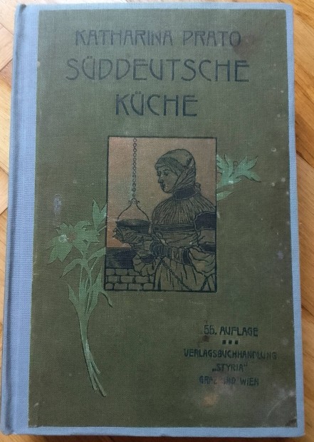 Német nyelvű, antik szakácskönyv Prato