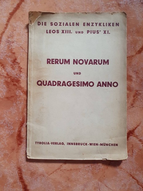 Nmet nyelv knyv: Rerum novarum und Quadragesimo anno