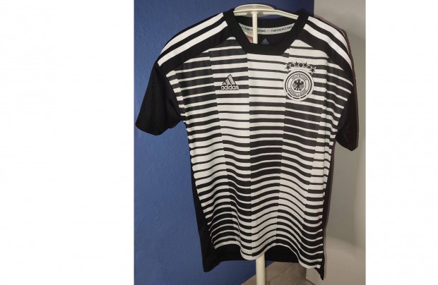 Német válogatott fekete fehér eredeti adidas 2017 gyerek mez (140)