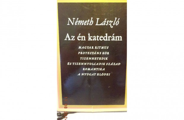 Nmeth Lszl: Az n katedrm