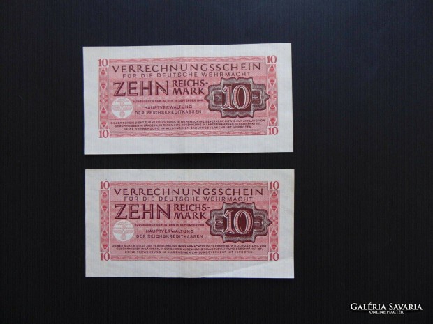 Nmetorszg 2 darab 10 reichsmark 1944 01