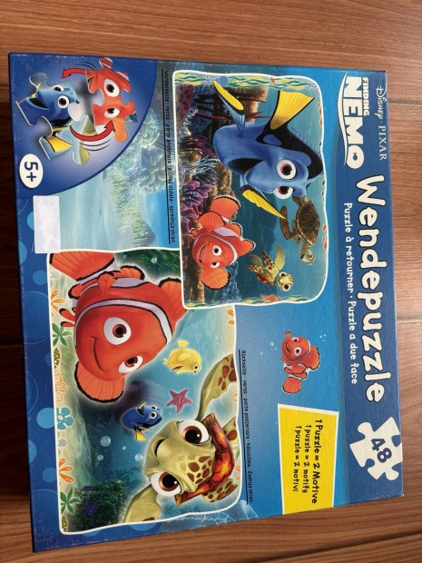 Nemo gyerek ktoldalas puzzle 48db elad