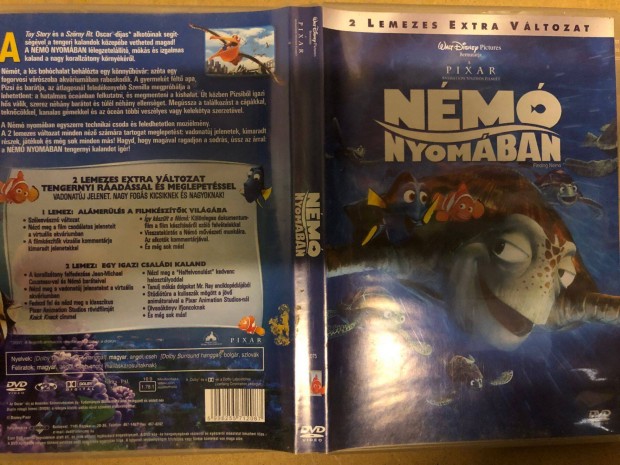 Nm nyomban Disney Pixar (duplalemezes vltozat) DVD