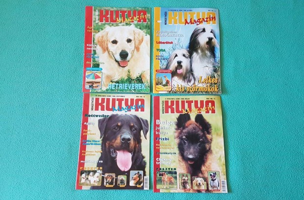 Nemzetközi Kutya Magazinok (1998, 1999 és 2000-es számok)