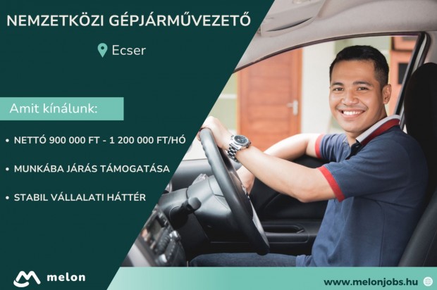 Nemzetközi gépjárművezetői állás
