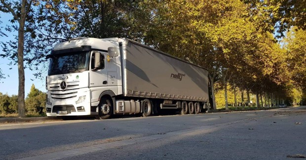 Nemzetközi gépkocsivezető 13,6 ponyva, Magyar - Spanyol -Magyar pálya