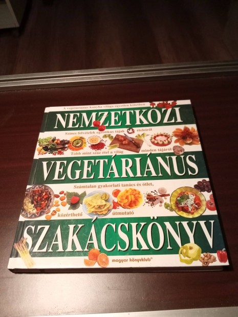 Nemzetkzi vegetarinus szakcsknyv elad