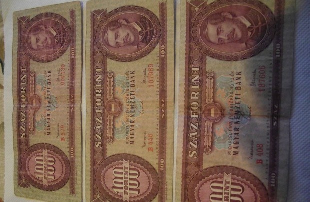 Npkztrsasg cmeres papr 100 forint 1962