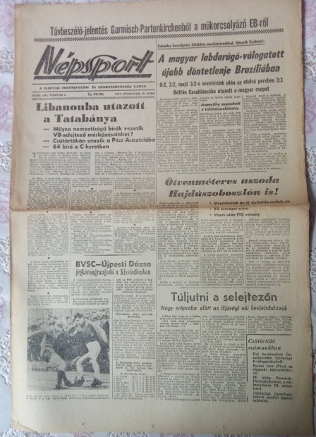 Npsport napilap 1969. februr 4.