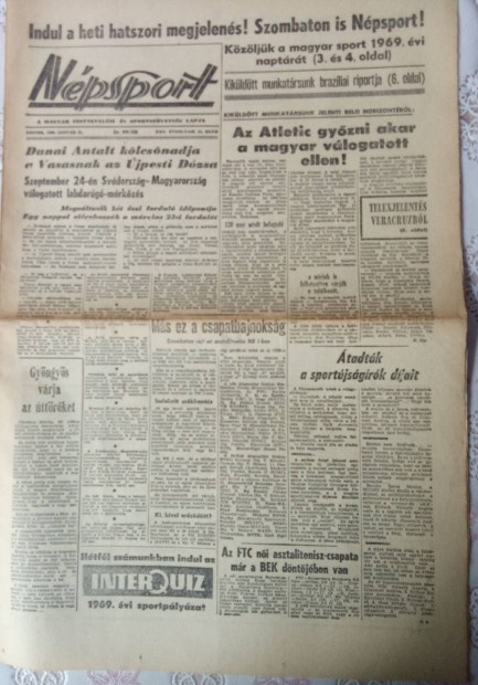 Npsport napilap 1969. janur 31.