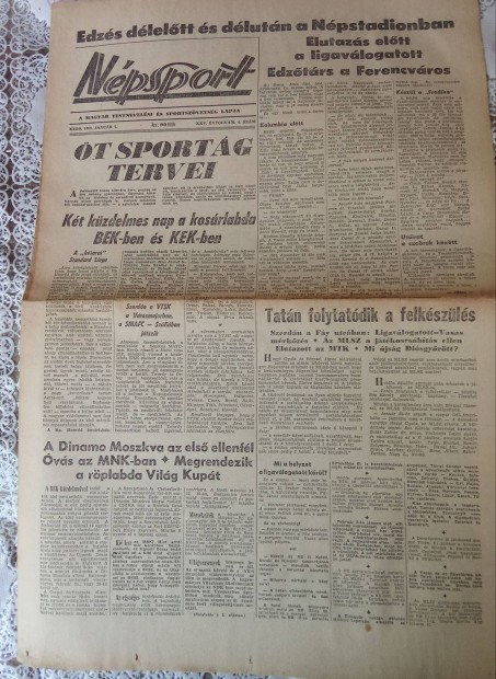 Npsport napilap 1969. janur 7.