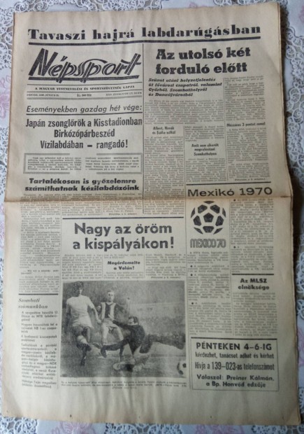 Npsport napilap 1969. jnius 20.