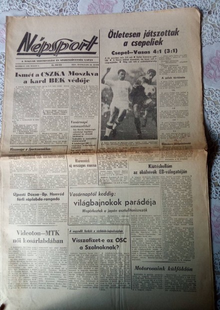 Npsport napilap 1969. mjus 3.