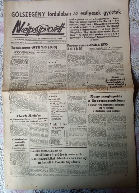 Npsport napilap 1969. mjus 5.