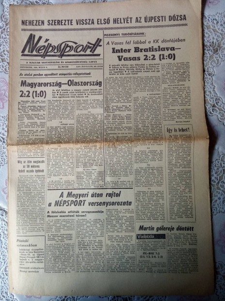 Npsport napilap 1969. mjus 8.