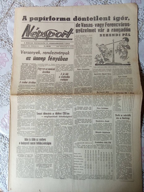 Npsport napilap 1969. mrcius 22.