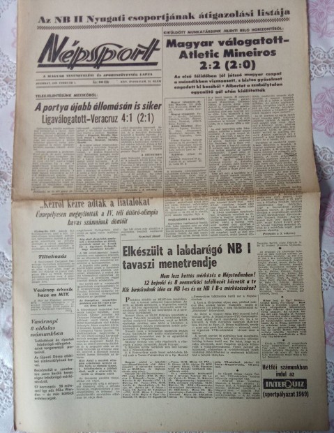 Npsport napilap 1969.februr 1.