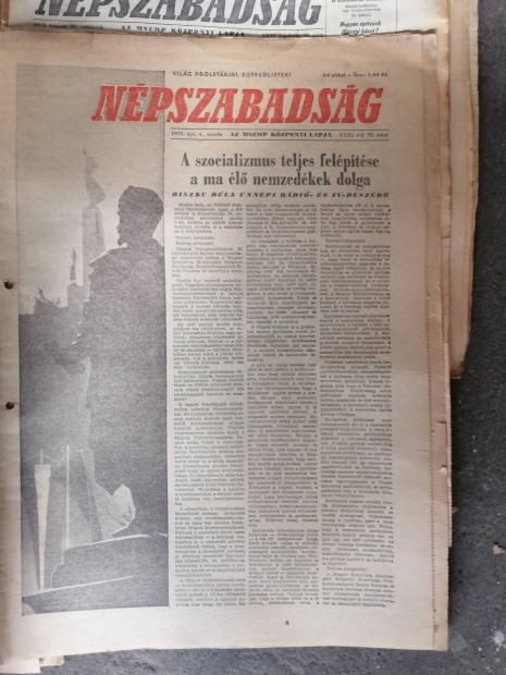 Npszabadsg napilap 1973