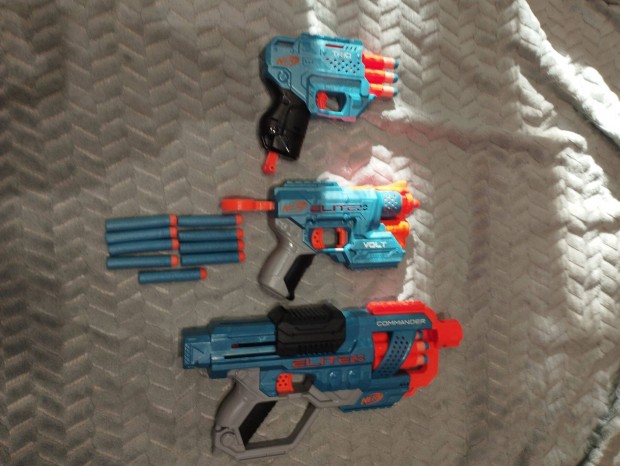 Nerf Elite 2 Commander 3 darabos szivacs fegyver
