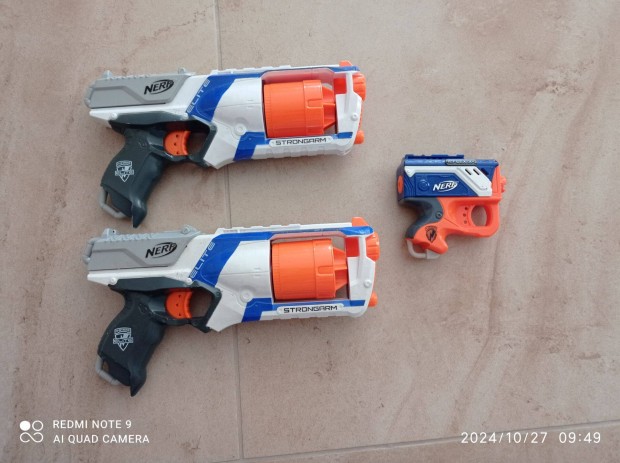 Nerf Strongarm Du +Reflex IX-1 szivacslv elad!