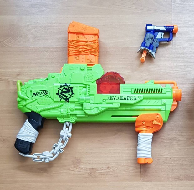 Nerf Zombie Strike Revreaper szivacslv + Nerf Jolt pisztoly