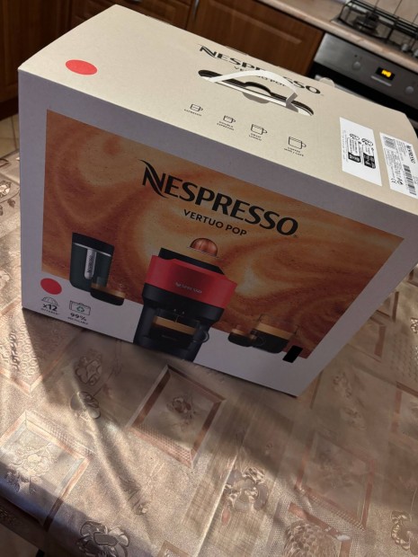 Nespresso Vertuo Pop piros kvfz elad