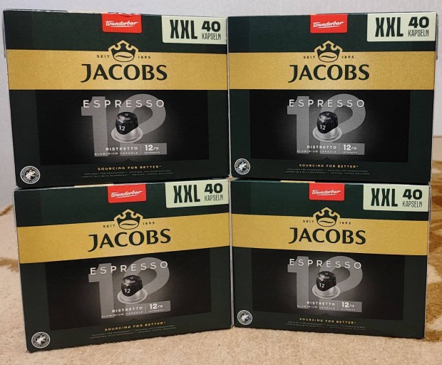 Nespresso kompatibilis 160 db Jacobs kvkapszula elad