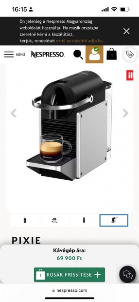 Nespresso pixie 