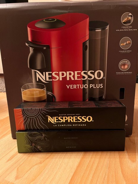 Nespresso vertuo plus kvfz 2 doboz bontatlan kapszulval