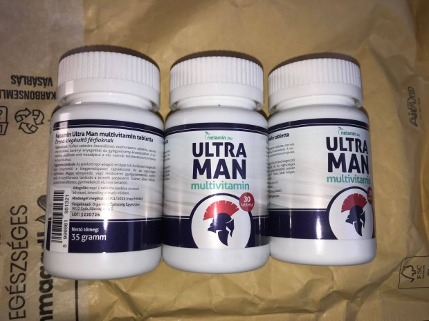 Netamin Ultra Man multivitamin - j bontatlan, 3500/doboz