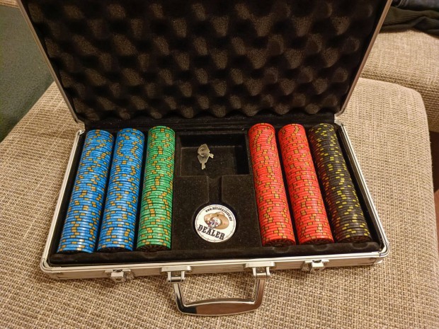 Nevada Jack póker zseton készlet kerámia 10g - 300 db
