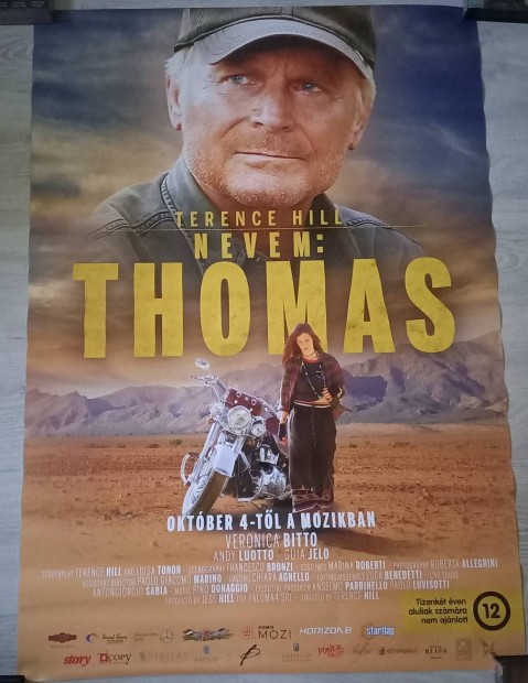 Nevem: Thomas - eredeti moziplakát - Terence Hill