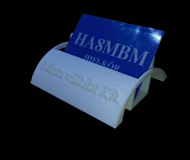 Névjegykártya tartó - Egyedi szöveggel - 3D nyomtatott