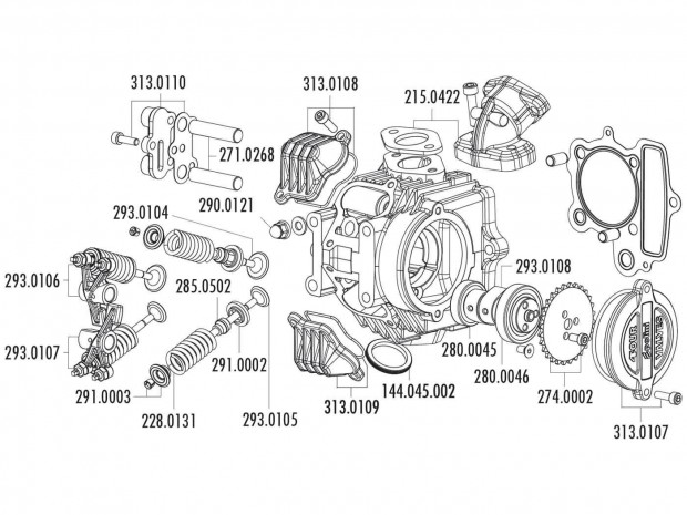 New Cam Ftengely Xp4 4 Valves