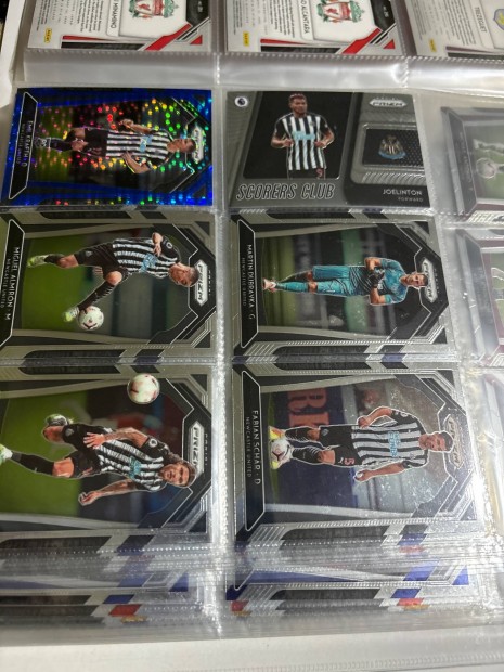 New Castele United Panini Prizm focis krtyk