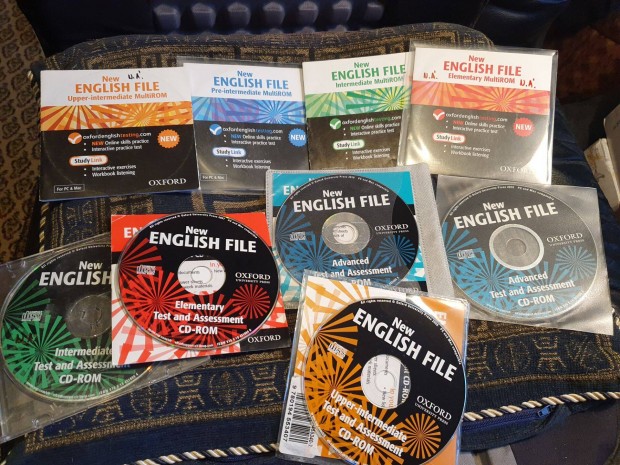 New English File Pre-Intermediate,Intermediate,Upper-Intermediate- 9CD