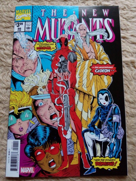 New Mutants Facsimile/hasonms-kiads: 98B. szm kpregny elad!