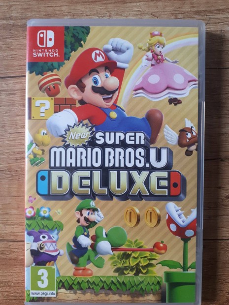 New Super Mario BROS U Deluxe nintendo switch jtk,elad,csere is