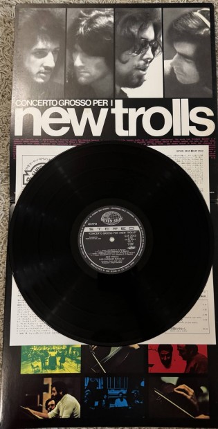 New Trolls prog rock vinyl Japan kiads bakelit lemez